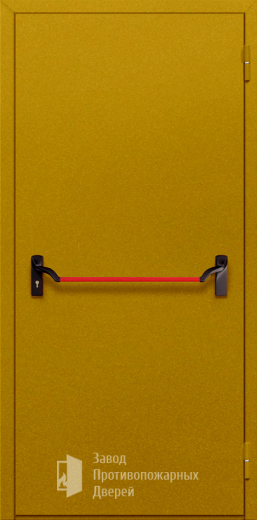 Фото двери «Однопольная глухая с антипаникой №45» в Голицыно