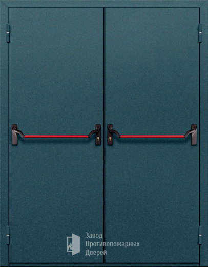 Фото двери «Двупольная глухая с антипаникой №17» в Голицыно