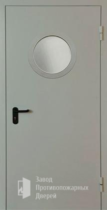 Фото двери «Однопольная с круглым стеклом EI-30» в Голицыно