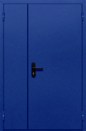Фото двери «Полуторная глухая (синяя)» в Голицыно