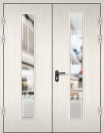 Фото двери «МДФ двупольная со стеклом №22» в Голицыно