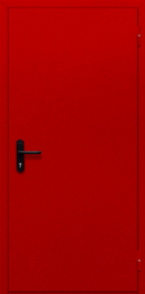 Фото двери «Однопольная глухая (красная)» в Голицыно