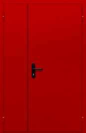 Фото двери «Полуторная глухая (красная)» в Голицыно