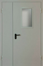 Фото двери «Полуторная со стеклом EI-30» в Голицыно