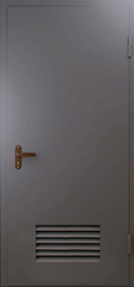 Фото двери «Техническая дверь №3 однопольная с вентиляционной решеткой» в Голицыно