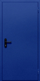 Фото двери «Однопольная глухая (синяя)» в Голицыно
