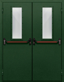 Фото двери «Двупольная со стеклом и антипаникой №69» в Голицыно